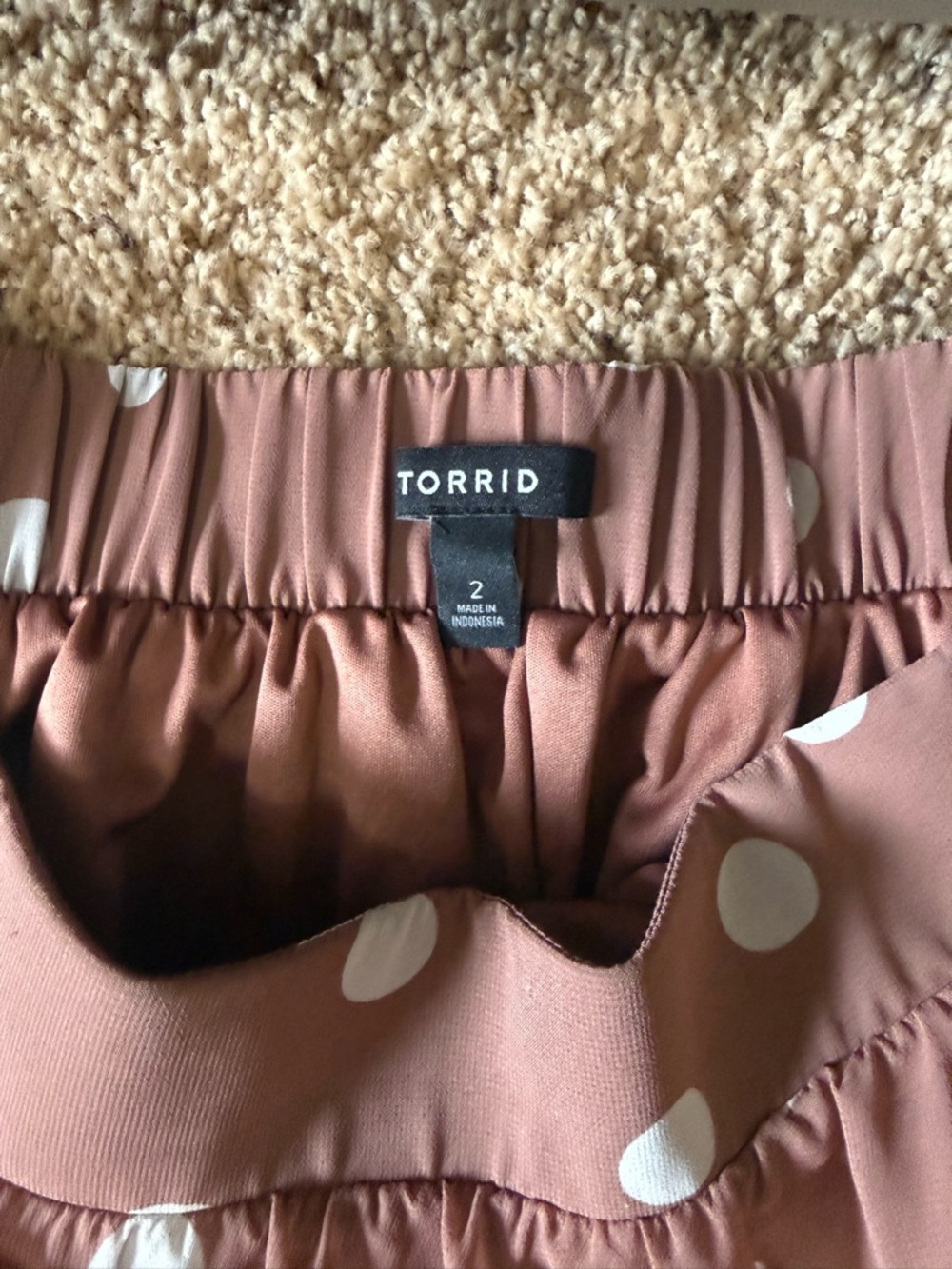 Torrid Polka Dot Maxi Skirt - 2 - Picture 3 of 6